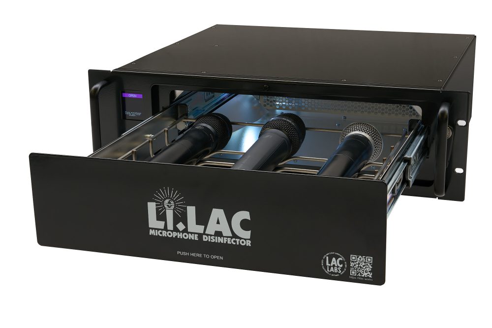 Li.LAC microphone disinfector LiLAC